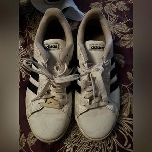 White  Woman’s Adidas